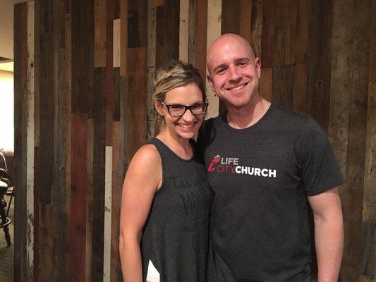 Pastor Zack and his wife, Nicole!