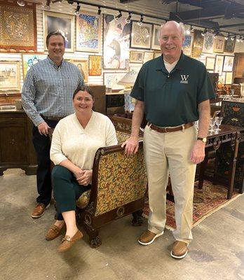 Family owned and operated since 1890! Mark Weschler, Karen Weschler Munaker and Bill Weschler, 4th and 5th generation.