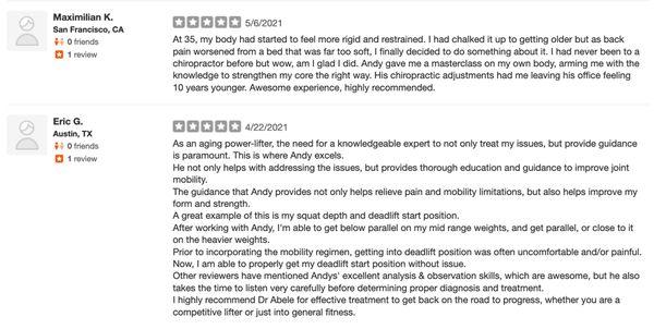 Please check out the reviews in Yelp!'s "not recommended" review section to read more about what our clients have to say about us.