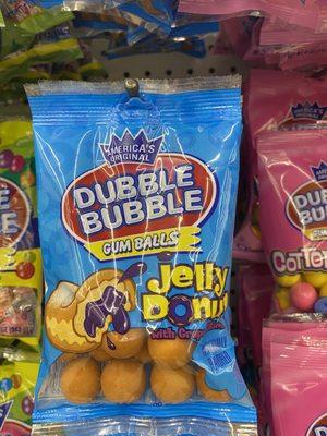 Jelly donut bubble gum