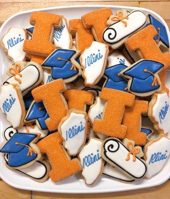 Custom Graduation Cookies.