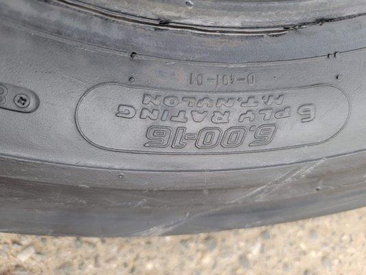 Farm Tire 
 6.00-16