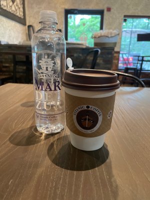 Coconut milk Capp and their branded water