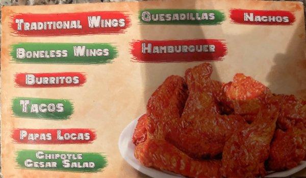 Taqueria La Reyna De Las Wings