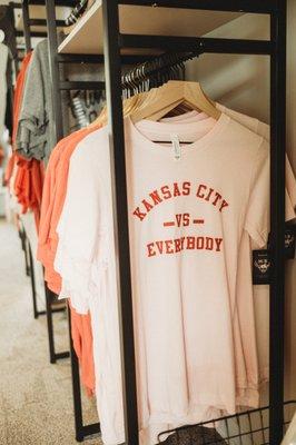 Kansas City vs Everybody tees