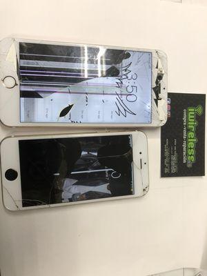 iPhone screen repair with one year warranty