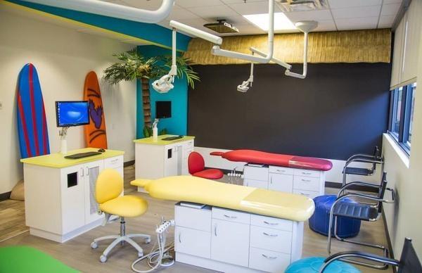 Hygiene Bay is where we will cleaning your child's teeth. While they are waiting they can play games on the Ipads or color on...