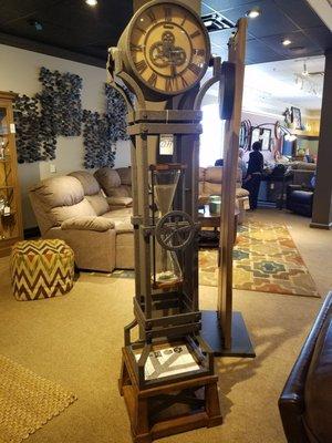 Howard Miller hourglass floor clock