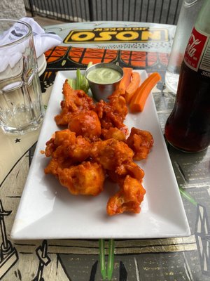 Buffalo Cauliflower bites