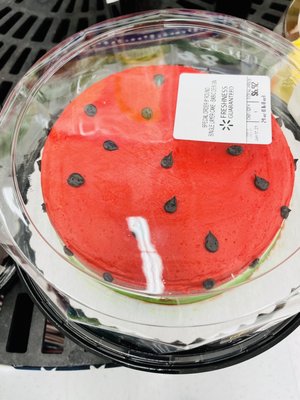 Cake that looks like a juicy watermelon!