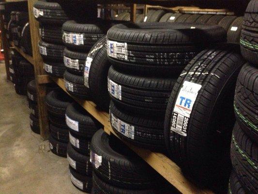 We keep a great inventory of popular size tires!!