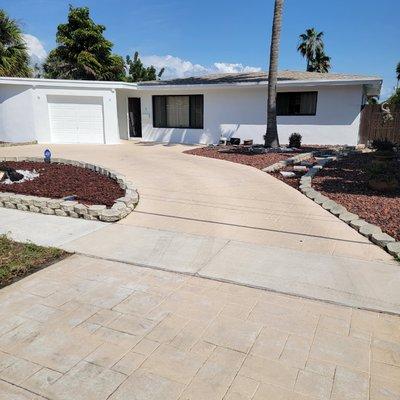 Ready to prep the driveway for painting .