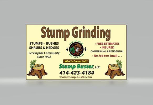 Stump Buster's Services