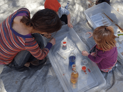 Kids learn French better when all their senses are engaged.