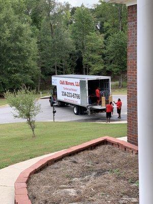 They had to carry everything uphill to get to the house!