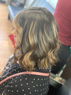 Caramel balayage