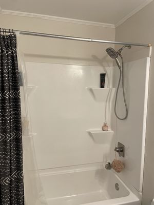 Tub shower combo