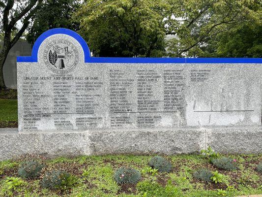 Greater Mount Airy Sports Hall of Fame Monument