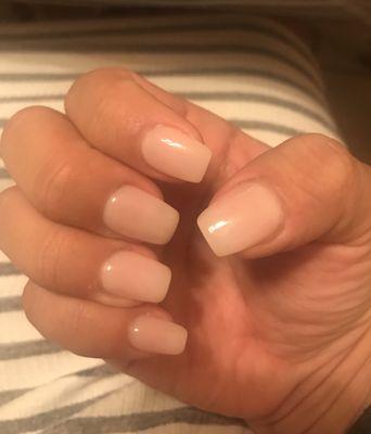 Put it in neutral OPI Full set gel by Kim