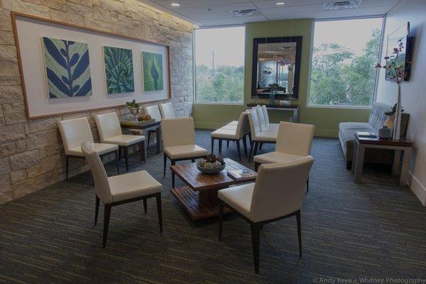 Austin Labiaplasty and Vaginal Rejuvenation's waiting room.