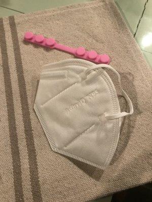 Washable face mask with back strap