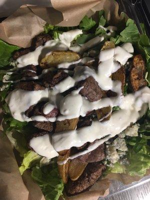 Black n Blue steak salad