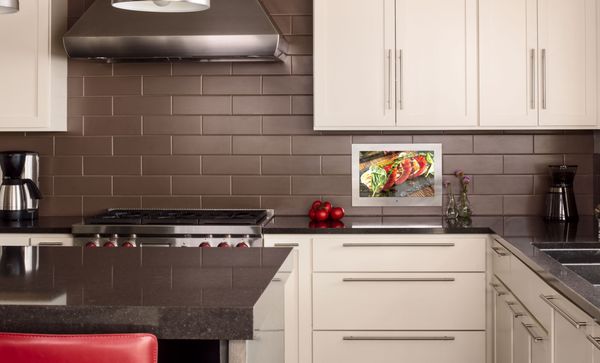 Backsplash Kitchen TV