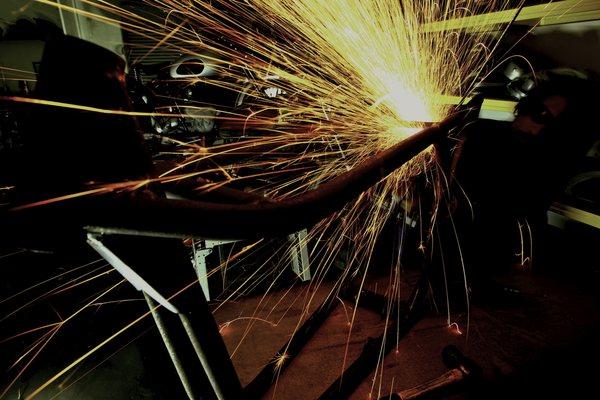 Welding in the shop