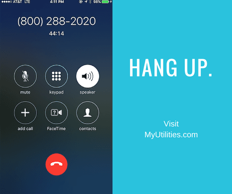 How Long Have You Been On Hold With AT&T or Other Utility Companies. Hang Up And Let My Utilities Do The Dirty Work. Finish In 5 Minutes!