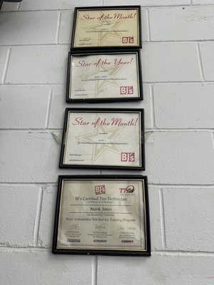 Just one guys awards