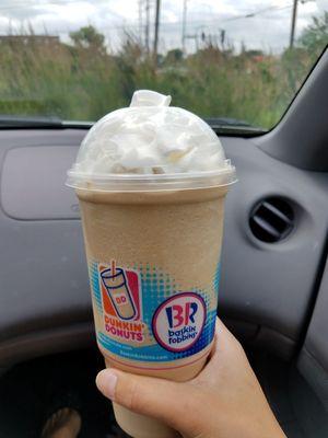 Large frozen Dunkin' coffee