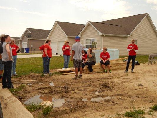 Habitat for Humanity. Built a home for them on  Red Day with Keller Williams Realty.