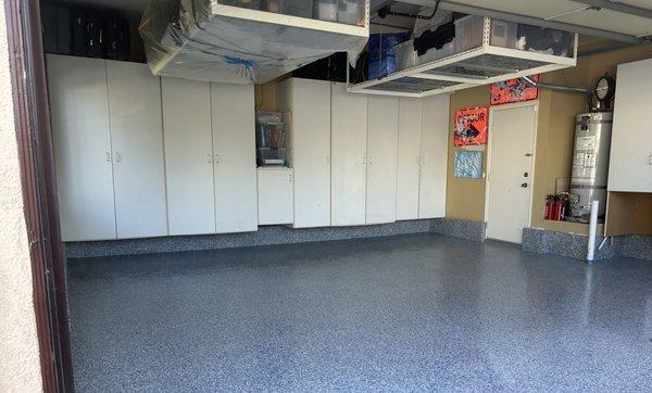 Epoxy garage floor