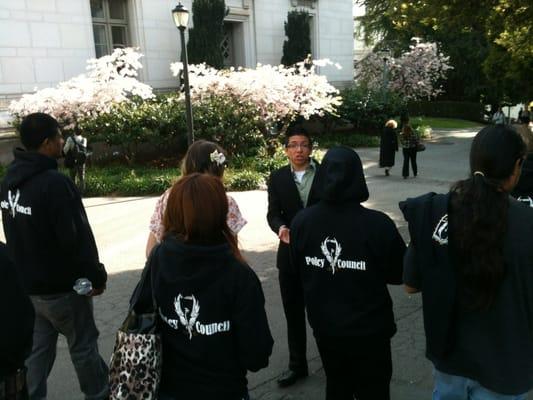 College campus tour to UC Berkley.