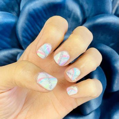 Pretty gel manicure