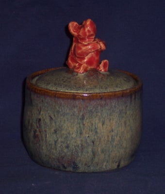 Red Bear Honey Pot