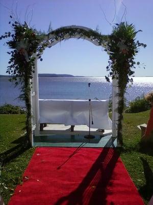 Arch for a wedding ceremony