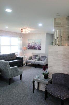 Our spacious waiting room is decorated with soothing colors and comfortable furniture designed to put our patients at ease.