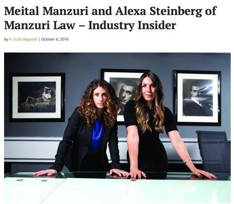 Meital and Alexa were featured in the October issue of Culture Magazine as Industry Leaders