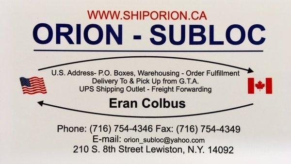 Orion Limited - Subloc offers a wealth of affordable services to US and Canadian customers, both for individuals and commercial businesses.