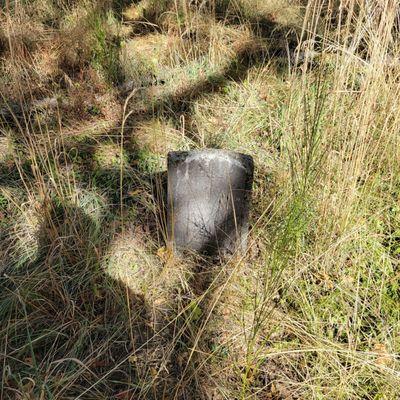 One of the more faded headstones in the pauper section but fascinating all the same.