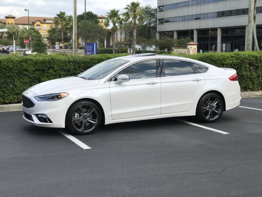 2017 Ford Fusion Sport with tires from Discount Tire Town in Tampa, Florida