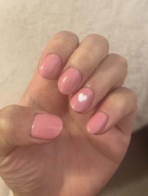 Super cute gel manicure by Meron!