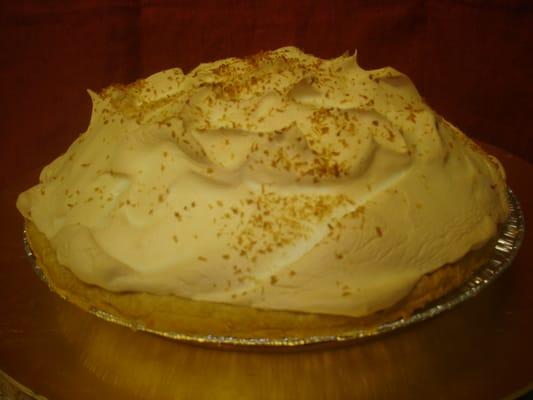 Coconut Cream pie, made-from-scratch