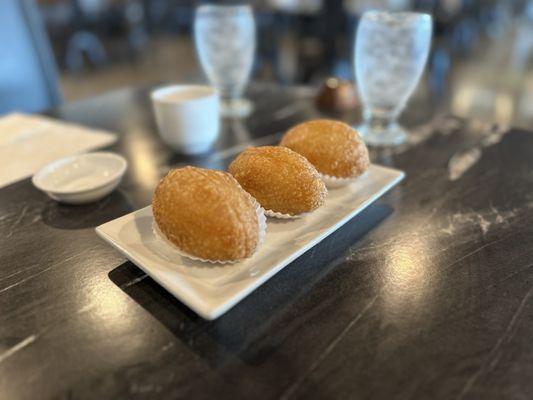 Meat dumplings fried