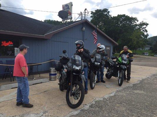 Just enjoyed a great lunch while dual sport riding in southern WI.