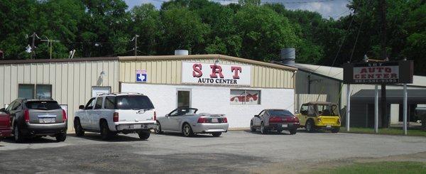 SRT Auto Center is located on State Highway 110 South.  Look for us on the east side of the road just 4 miles south of Loop 323 in Tyler.