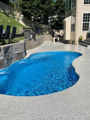 Polyaspartic Pool coating