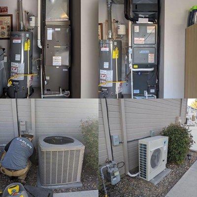 HVAC system installation, furnace installation, ac installation, air conditioner installation