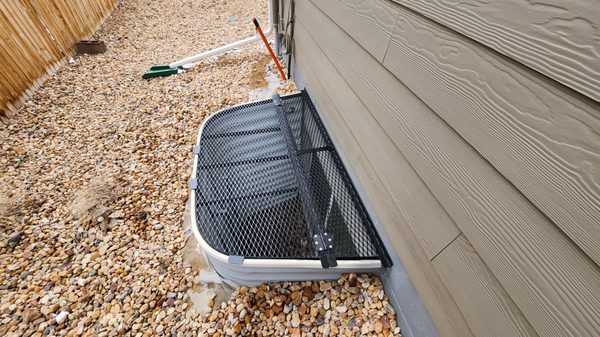 Metal Grate Window Well covers | Emergency Escape Hatch.